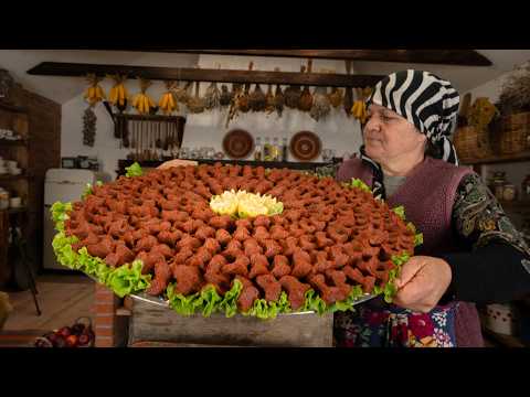 Authentic Turkish Çiğ Köfte Made the Village Way ...🌾