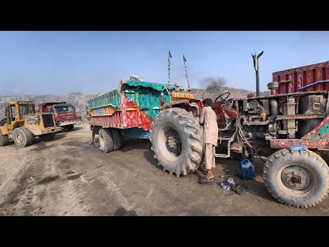 Mountain Cliffside Emergency: Fixing a Broken Tractor Gearbox Live in Traffic!