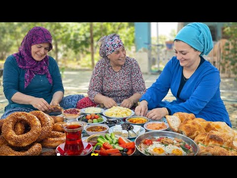 Kırsalda Köy Evi Sabah Kahvaltısı | Ramazan Ayı İftar Sahur Yemekleri | Bölüm 3