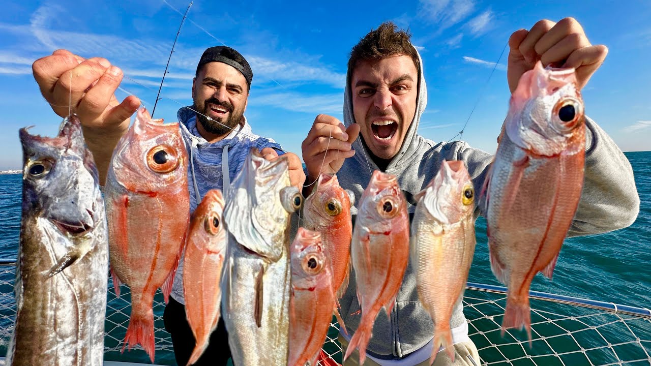 350 Metre Derinden Balık Yakalayıp Pişirdik !! ​⁠@DeliMiNe