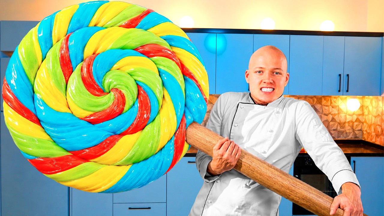 I Made the World’s Biggest Lollipop!