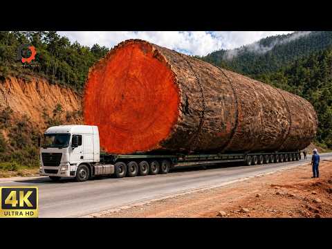 UNBELIEVABLE 2000-Year-Old Giant Timber | From Extreme Transport to One-of-a-Kind Luxury Tables