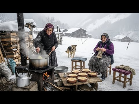 How do people live in high plateaus during snowstorms? Turkish countryside