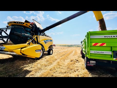 2025 BUĞDAY HASADINA BAŞLADIK 🌾 NEW HOLLAND CX6.80 vs FENDT 314
