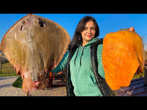 Cooking the Perfect Sea Flounder with Nature around! Gourmet Dinner on the Beach