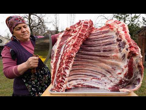 Farm Style Cooking – Beef Ribs and Classic  Borscht 🌿