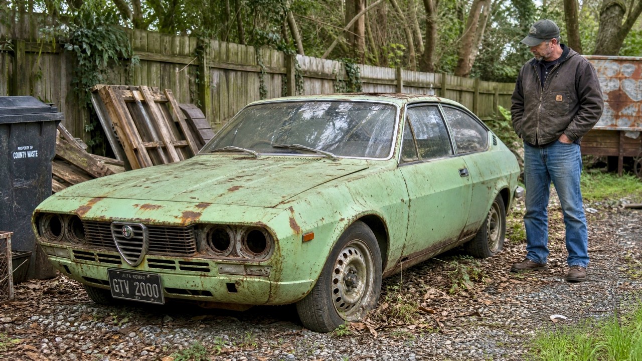Man Turns an Old Alfa Romeo into a Ferrari-Powered Beast | Alfa-Ferrari by @HomeBuiltByJeff