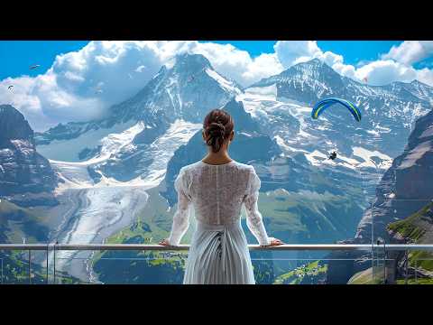 This Swiss Village Looks Like a Dream Built at a Height of 2168 Meters Above The Clouds