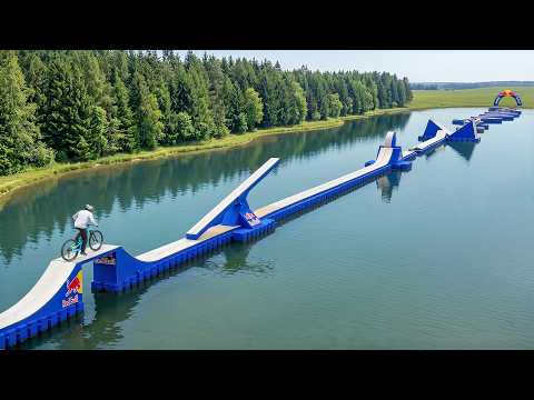 Can Pro Bikers Beat this IMPOSSIBLE Obstacle Course?
