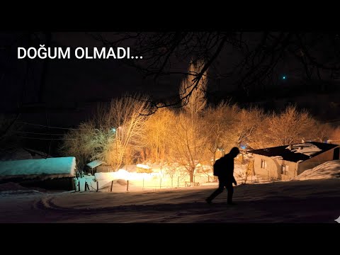 Dağ Köyünde Bir Kış Gecesi❄️ −12 Derecede 1.5 Kilometrelik Yol ve Sabaha Kadar Süren Bir Bekleyiş❄️