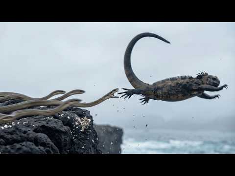 Iguana Pulled Off an Insane Escape From a Pack of Snakes