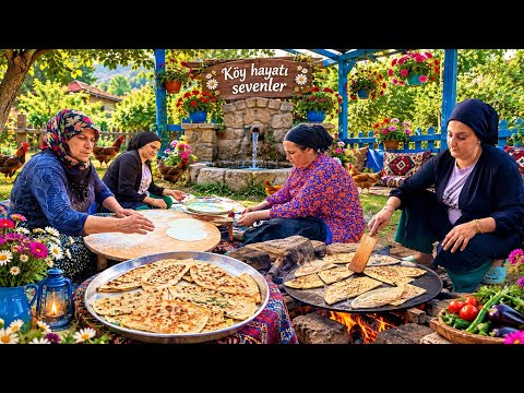 Köy Yaşamı Tandırda Gözleme Yemeği | Geleneksel Bir Ailenin Yaşamı ~ Belgesel Flim 4K