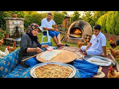 Köy Hayatı Tandırda Katmer Ve Köy Ekmeği Yapımı | BELGESEL FLİM 4K