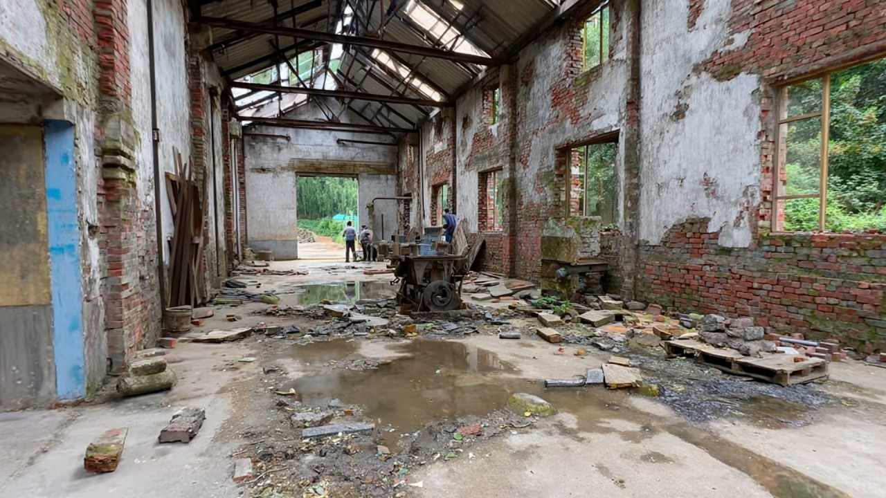 Men Build WESTERN BBQ Restaurant From Abandoned Factory | Start to Finish