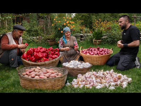 How We Preserve Vegetables for Winter — Homemade & Natural 🌶️🥕🥦