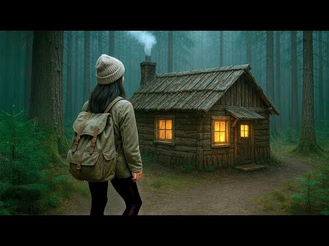 Girl Finds a Forgotten Log Cabin and Brings It Back to Life | 24 Peaceful Hours Alone in Nature