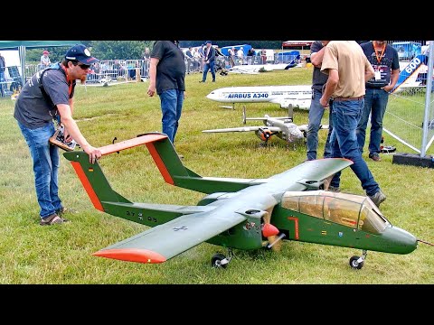 AMAZING RC BRONCO OV-10 SCALE MODEL AIRPLANE / FLIGHT DEMONSTRATION