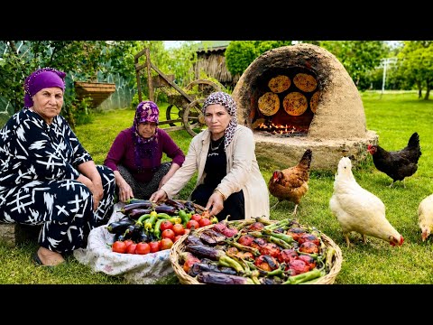 Köy Yaşamı Tandır Ekmeği Kışlık Yapımı | Belgesel Flim 4K