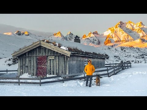 Winter Cabin Life in Jotunheimen Norway