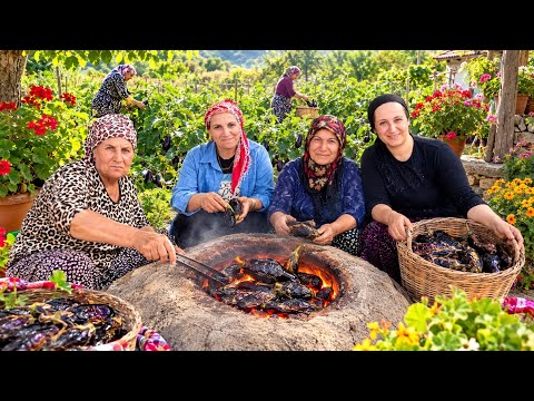 Geleneksel Köy Hayatı Yaşamı | Köyde Kış Hazırlığı / HD Flim 4K