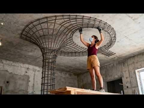 Young Woman Turns OLD STUDIO into LUXURY CAVE in JUST 35 DAYS | Start to Finish